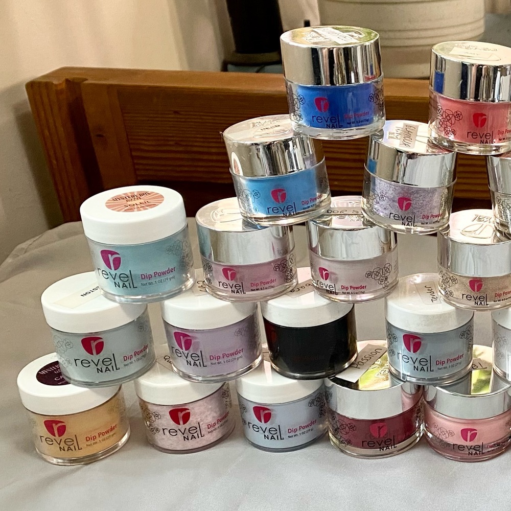 58 Jars Dip Powder Revel Sparkle SNS Zia